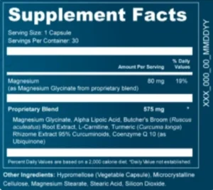 AlphaCur Supplement Facts