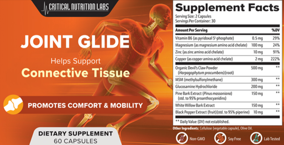 Joint Glide Supplement Facts