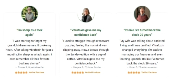 Vitrafoxin Customer Reviews